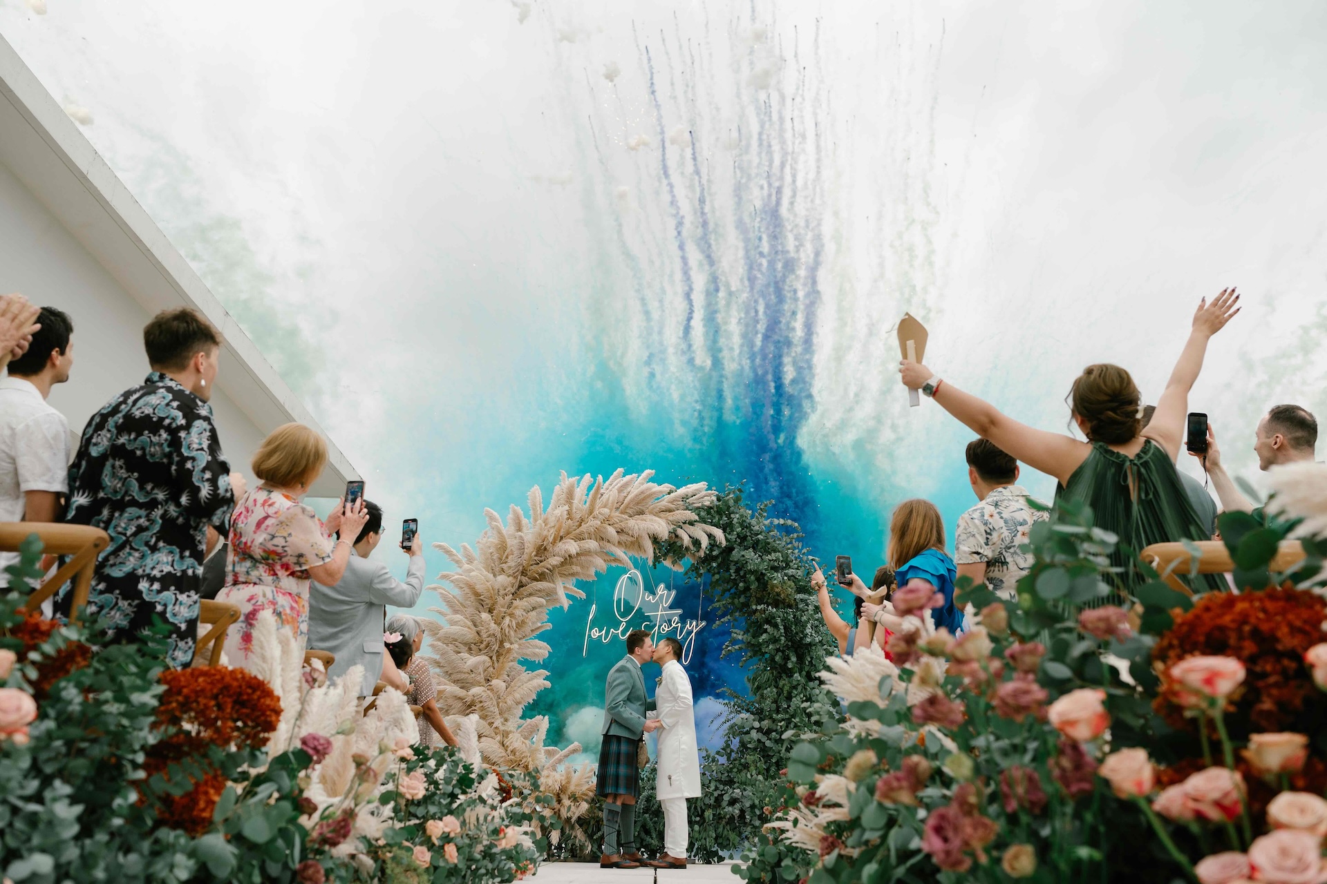 Destination wedding in Koh Samui captured with cinematic photography style