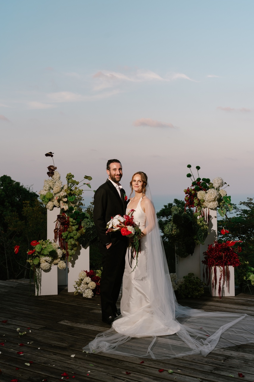 Lucy and Nic wedding at Koh Koon Koh Samui luxury villa wedding photography