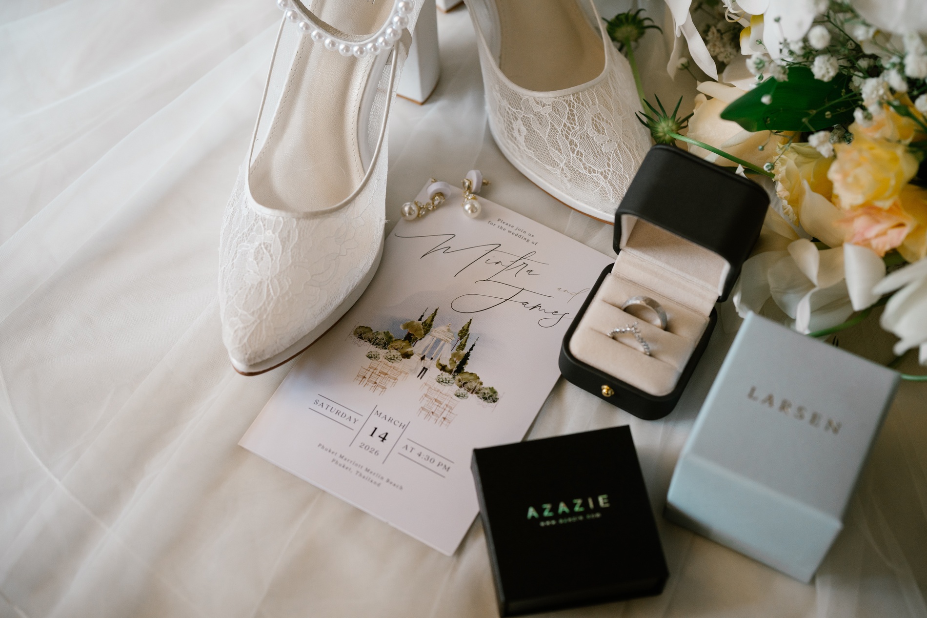 Phuket wedding at Phuket Marriott Resort & Spa, Merlin Beach Thailand - wedding photography by Vasana Studio | 1_1