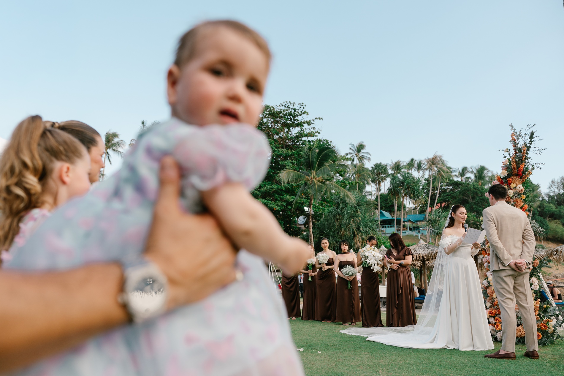 Phuket wedding at Phuket Marriott Resort & Spa, Merlin Beach Thailand - wedding photography by Vasana Studio | 33_2