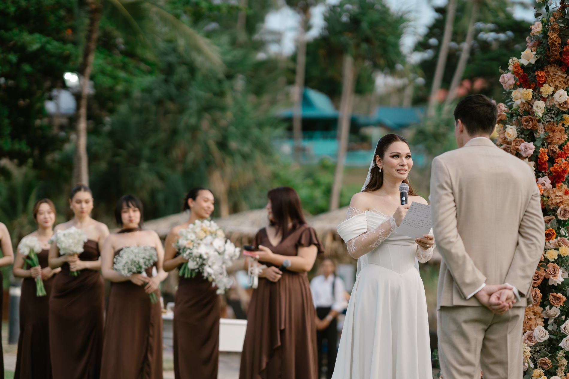Phuket wedding at Phuket Marriott Resort & Spa, Merlin Beach Thailand - wedding photography by Vasana Studio | 37_1